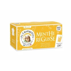 Hot LES 2 MARMOTTES Infusion menthe réglisse bio - 42 g