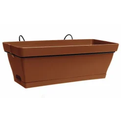 Hot POETIC Jard Roméo avec soucoupe clipsée et support métal – Terre cuite