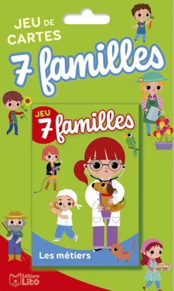 Outlet ÉDITIONS LITO Jeu de 7 familles "Les métiers" aux
