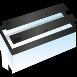 New BLUE CORAL Jeu de volets pour aquarium, set de 2 pièces, JUWEL - modèle Rio 125 (80/35)