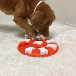 Online NINA OTTOSSON Jeu d'intelligence pour chien coloris orange Smart niveau 1 - 28 x 4 cm