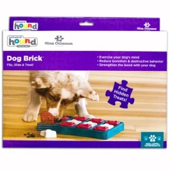 Best NINA OTTOSSON Jeu d'intelligence pour chien coloris multicolore Treat Brick niveau 2