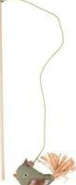 Discount FLAMINGO Jouet pour chat Canne à pêche avec oiseaux Natura Delight - 45 cm