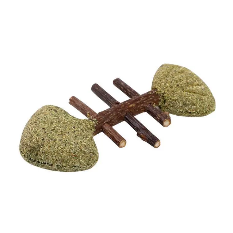 Best WOUAPY Jouet pour chat matatabi arrêtes de poisson 8,5x4x1 cm