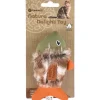 Best FLAMINGO Jouet pour chat vert/orange Natura Delight Poisson - 13 cm