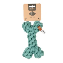 Outlet D ET D HOME Jouet pour chien forme os en corde bleu D&D Home Dente taille S - 19 cm