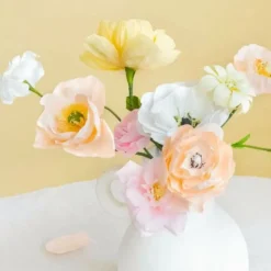 Discount LA PETITE ÉPICERIE Kit créatif fleurs en papier crépon - 21 x 3 x 15 cm