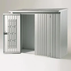 New BIOHORT Kit de portes pour WS 150 argent métallique