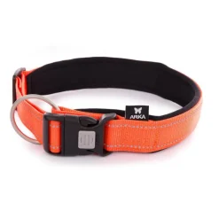 Clearance MARTIN SELLIER Laisse orange avec poignée en néoprène Neo+ - 40/50-70 cm