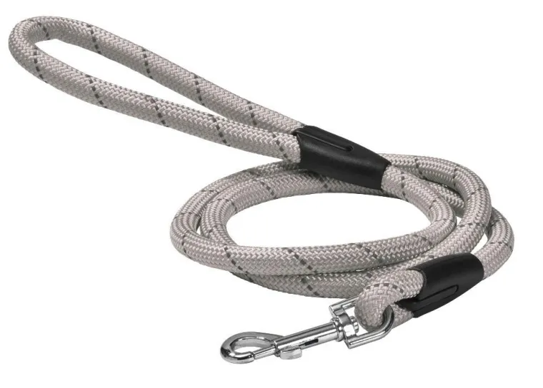 Sale BOBBY Laisse pour chien en nylon rond coloris gris - 1,2 m