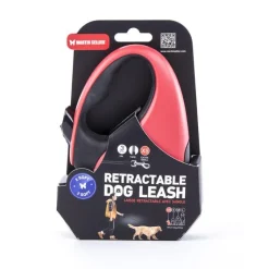 Clearance MARTIN SELLIER Laisse rétractable 2 Soft sangle coloris noir et rouge - XS