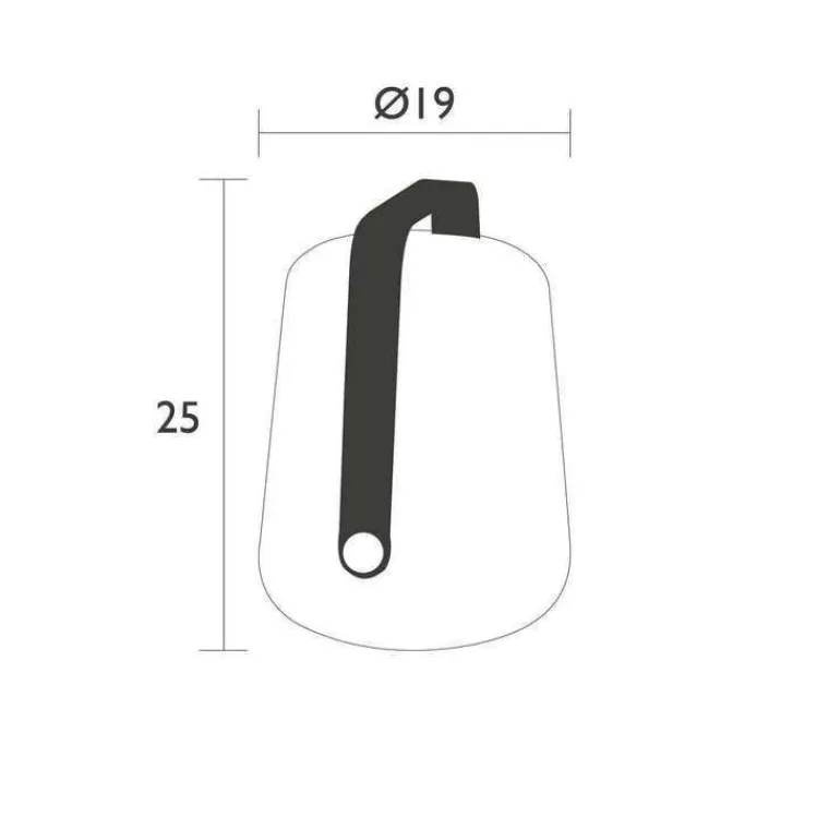 Sale FERMOB Lampe Balad coloris bambou - 25 cm