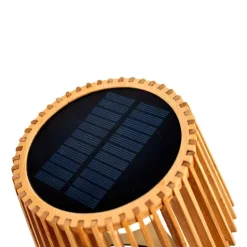 Best NEWGARDEN Lampe solaire Okinawa coloris marron effet blanc chaud en métal - 20 à 30 cm