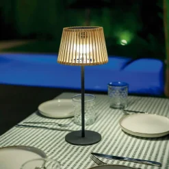 Best NEWGARDEN Lampe solaire Okinawa coloris marron effet blanc chaud en métal - 20 à 30 cm