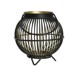 Outlet KAEMINGK Lanterne ronde coloris noir en métal - Ø 16 cm