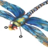 Clearance RIVIERA Libellule en métal multicolore décor B moyen modèle - 35 cm