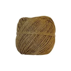 Lien attache lin + fil métal Ecru - 100 m