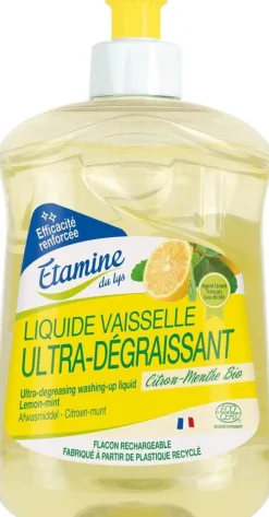 Sale ETAMINE DU LYS Liquide vaisselle citron menthe bio - 500 ml