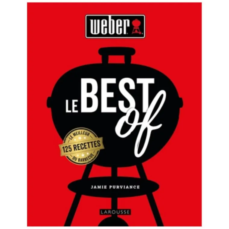 New WEBER Livre de recettes "Le Best Of "