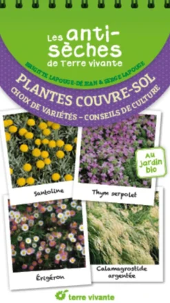 New ÉDITIONS TERRE VIVANTE Livre "Les antisèches : Plantes couvre-sols"