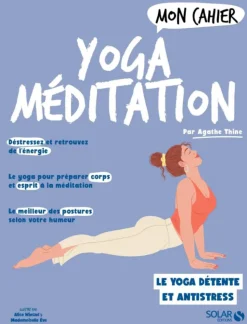 Outlet SOLAR Livre "Mon cahier Yoga Méditation" aux Éditions - 96 pages