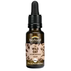 Online BIOFLORAL Élixir n°36 d’avoine sauvage en flacon de 20 ml