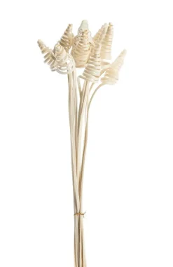 New Lot de 10 cônes de canne naturel artificielles coloris beige - 45 à 55 cm