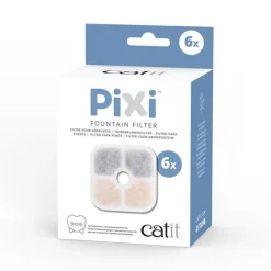 New CATIT Lot de 6 filtres pour fontaine à eau pour chat Pixi