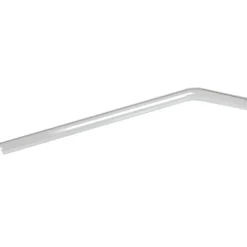 Outlet AH TABLE Lot de 6 pailles courbées en verre avec le goupillon