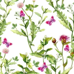 Best PAPER DESIGN Lot de 20 serviettes 3 plis Pink Spring coloris multicolore - 33 x 33 cm