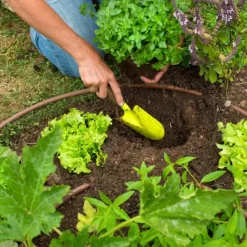 Sale BOTANIC® Lot d'outils à main pour le jardin coloris anis (transplantoir, serfouette, griffe) - 3 outils