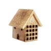 Online Maison à poser en bois naturel blanc - 14 x 12 x 13 cm