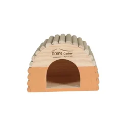 Sale ZOLUX Maison en bois Home rond taille M orange 21x15x15 cm