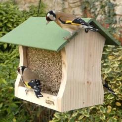 Hot NATURE'S MARKET Mangeoire pour oiseaux en épicéa coloris vert eco-ressourcée suspendue Natures Market Miam - 19 x 20 x 20 cm