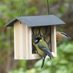 New NATURES MARKET Mangeoire pour pain de graisse en pin Nature's market modèle Le Repas