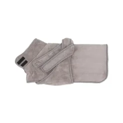 New SCRUFFS Manteau ultra absorbant pour chien coloris gris Noodle - Taille S