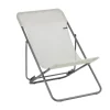 Best LAFUMA MOBILIER Maxi transat en acier et toile Batyline beige Lafuma Seigle II - 62 x 125 cm