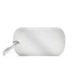 New MYFAMILY Médaille basic de militaire petite taille pour chien en chrome argenté