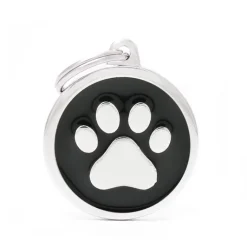 Discount MYFAMILY Médaille classic grand cercle patte noire