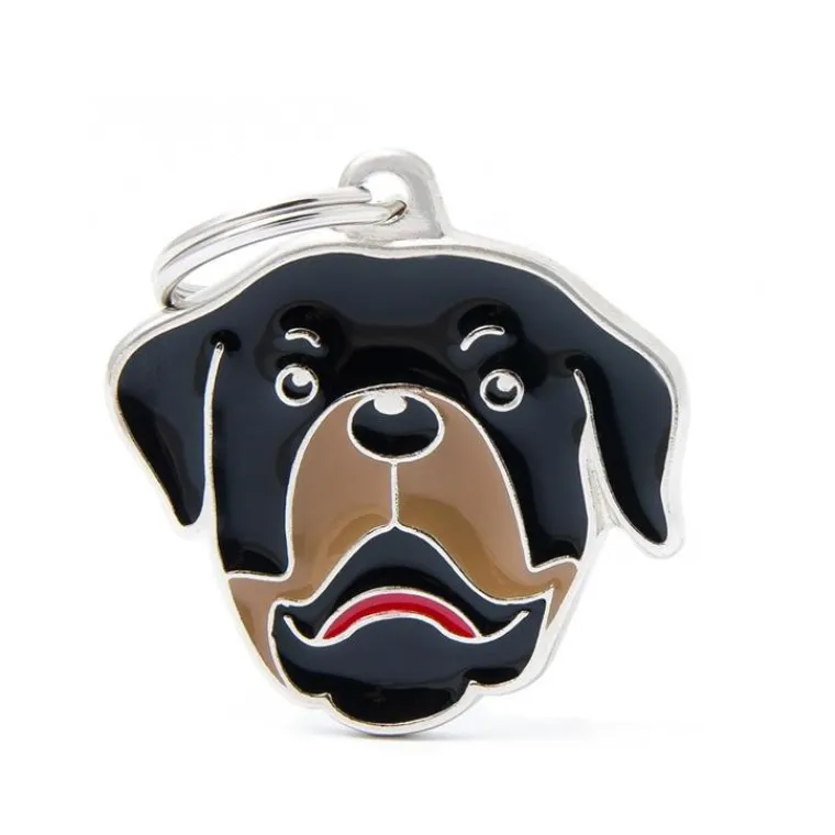 Hot MYFAMILY Médaille colors pour rottweiler adulte en métal