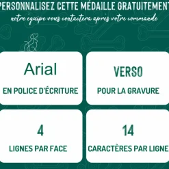 MYFAMILY Médaille glam petit cercle rose avec cœur