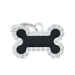 New MYFAMILY Médaille glam petit os noir