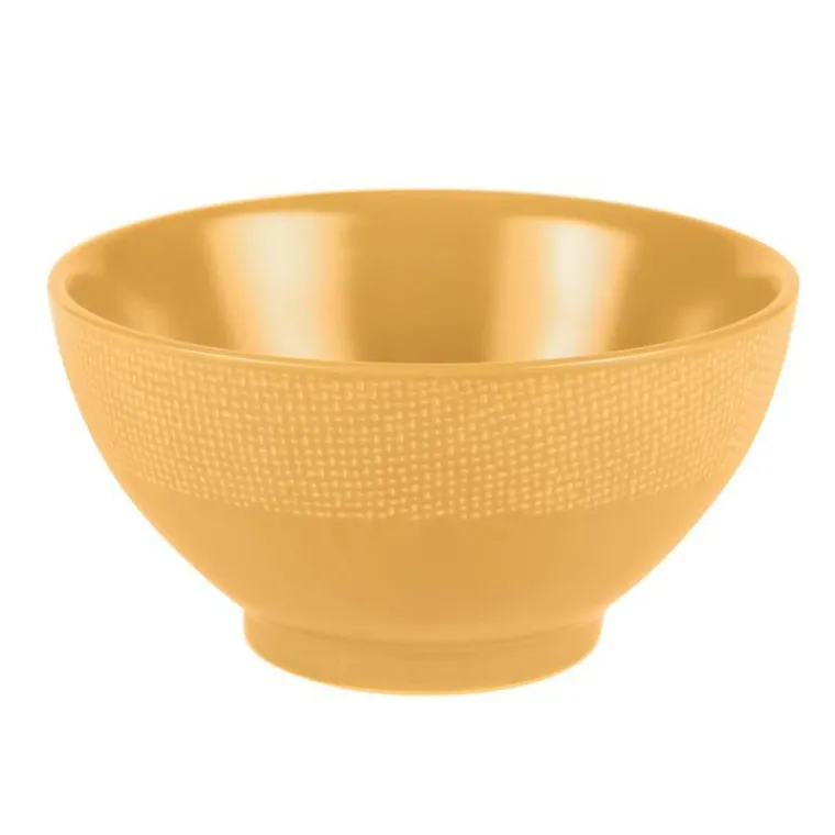 Sale Mini bol coloris jaune en grès Vésuvio - Ø 9,5 cm