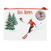 Clearance CARTES D'ART Mini pochette coloris multicolore les Alpes - 12 x 10 cm