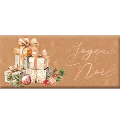 ART GRAFIK Mini tablette de chocolat au lait  « Joyeux Noël »