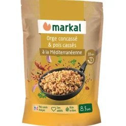 New MARKAL Mix à la méditerranéenne orge concassé et pois cassés bio - 350 g