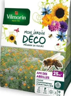 Sale VILMORIN Mélange de fleurs Ami des abeilles - graines à semer pour 25 m² de surface