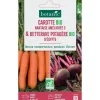 BOTANIC® Mélange de graines carotte nantaise ameliorée bio et de betterave potagère d'Égypte bio - graines à semer