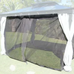 Discount COULEURS DU MONDE Moustiquaires universelles coloris gris Couleur du monde - 3 x 4 m