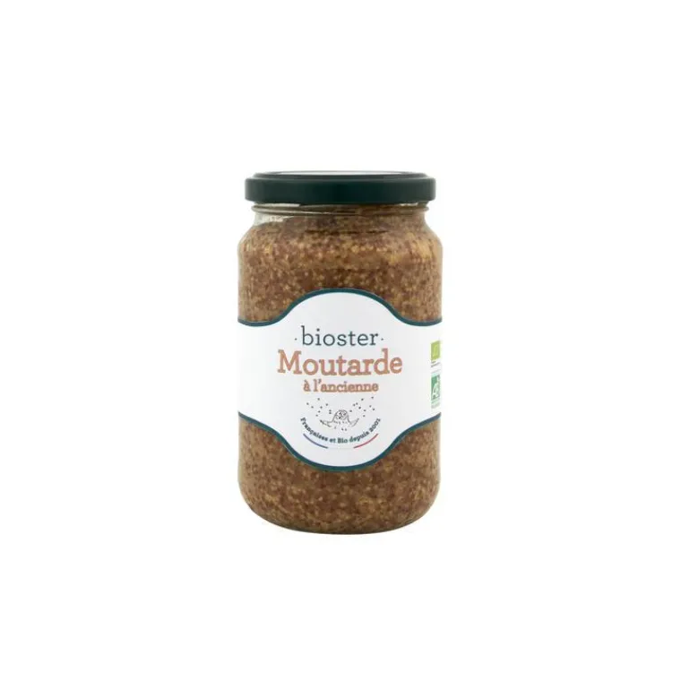 BIOSTER Moutarde à l'ancienne bio 350g